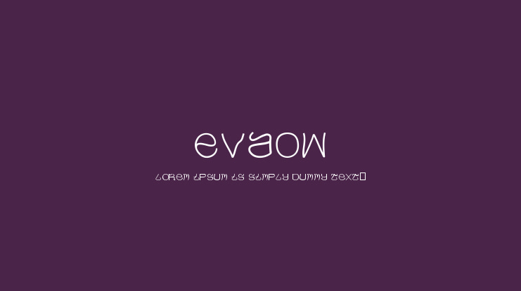 Evaow Font