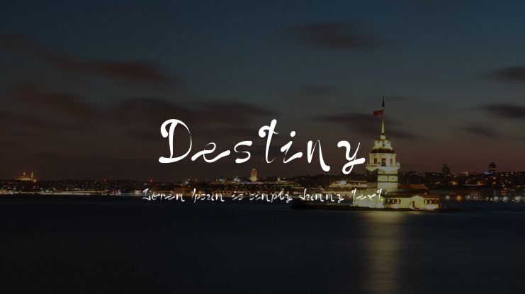 Destiny Font Family