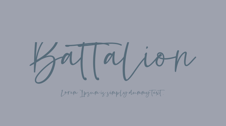 Battalion Font