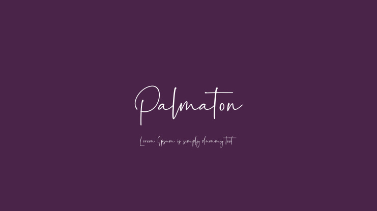 Palmaton Font
