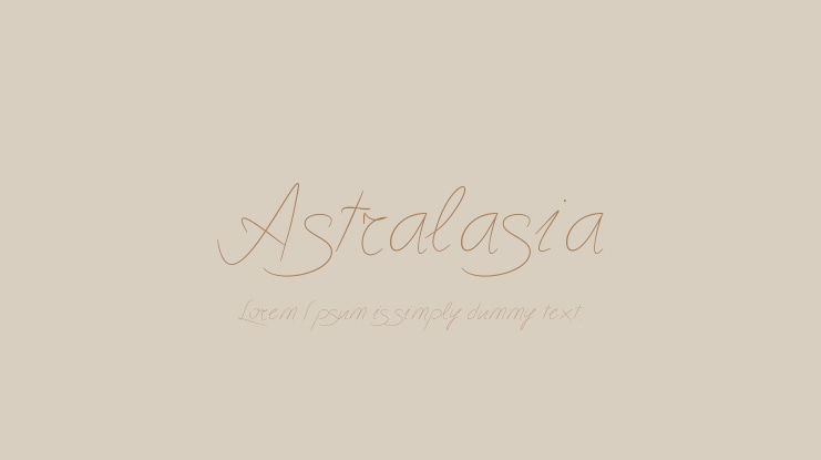 Astralasia Font