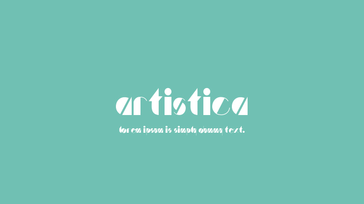 Artistica Font Family