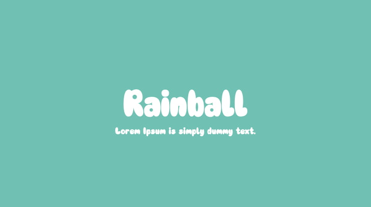 Rainball Font