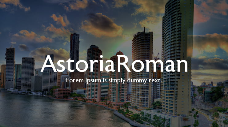AstoriaRoman Font