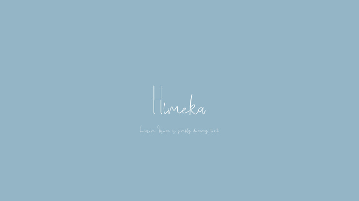 Himeka Font