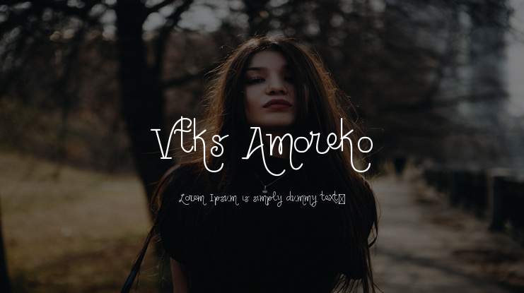 Vtks Amoreko Font