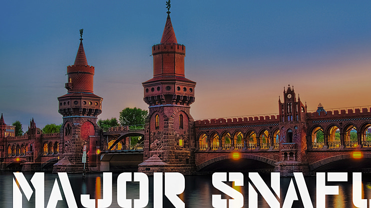 Major Snafu Font