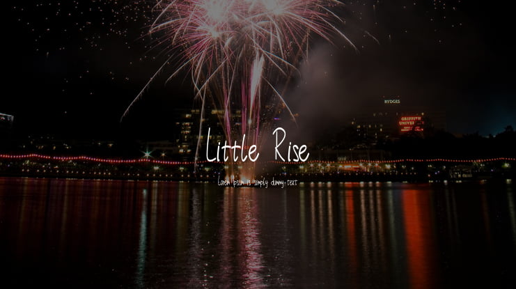 Little Rise Font