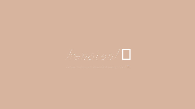 transient1 Font