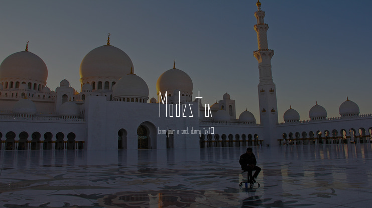 Modesta Font