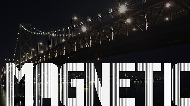 Magnetic Font