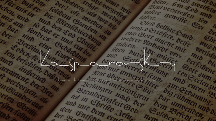 Kasparovsky Font Family