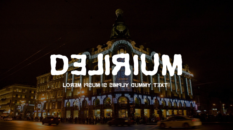 Delirium Font