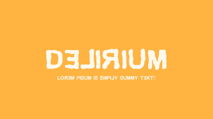 Delirium Font