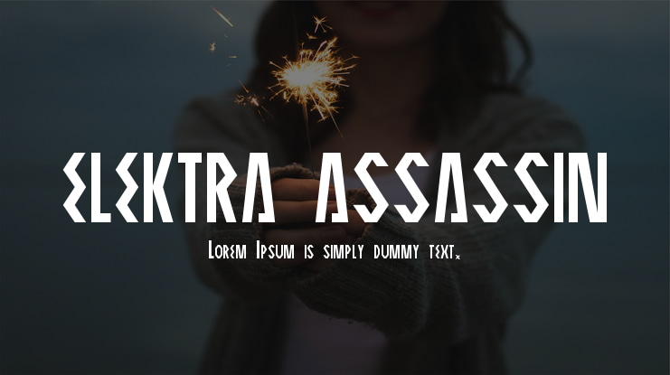 ELEKTRA ASSASSIN Font