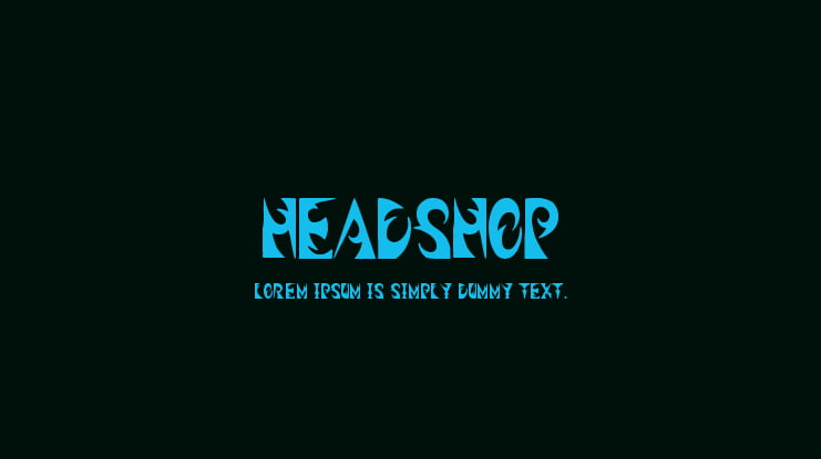 Headshop Font