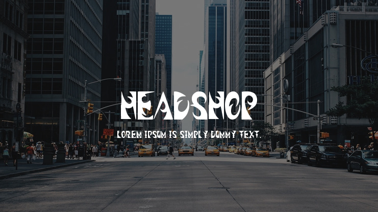 Headshop Font