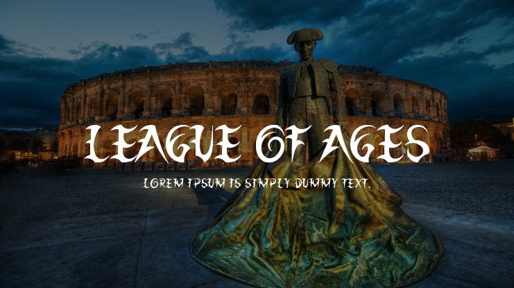 League of Ages Font