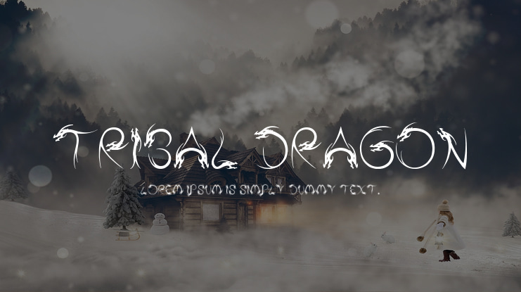 Tribal Dragon Font