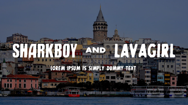 SHARKBOY & lavagirl Font
