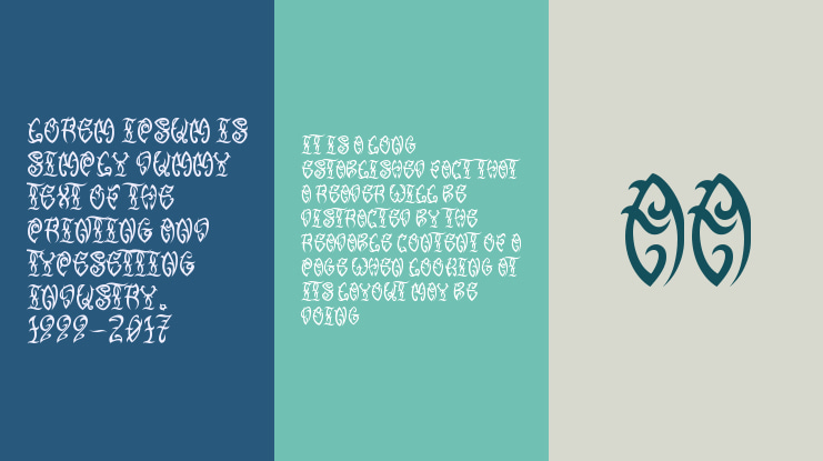 VTC-TribalThreeFree Font