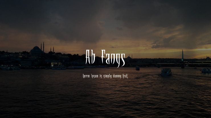 Ab Fangs Font