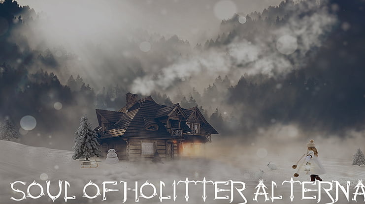 Soul Of Holitter Alternative Font