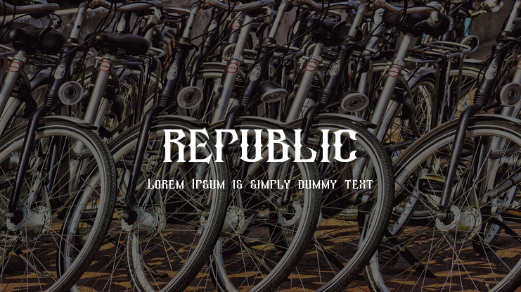 republic Font Family