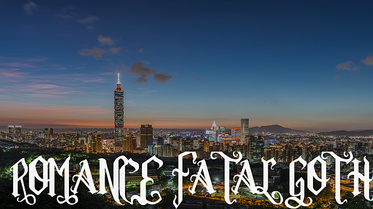 Romance Fatal Goth Font Family
