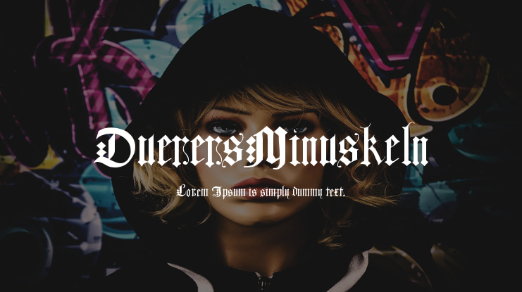 DuerersMinuskeln Font