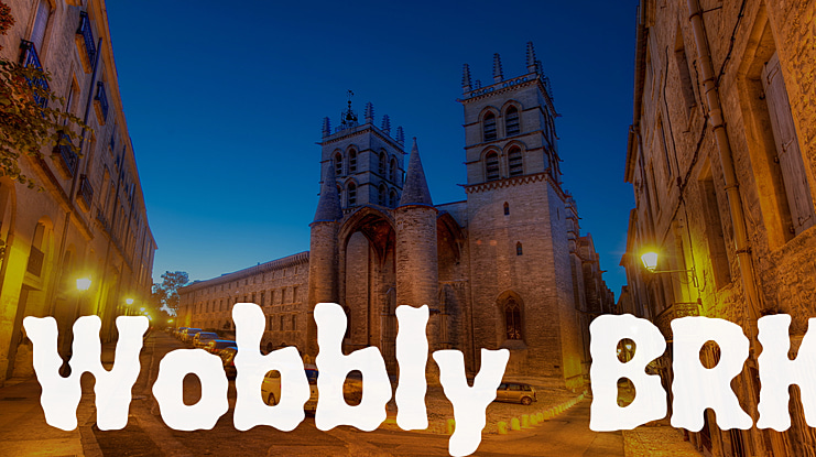 Wobbly BRK Font
