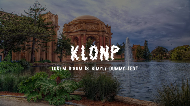 Klonp Font