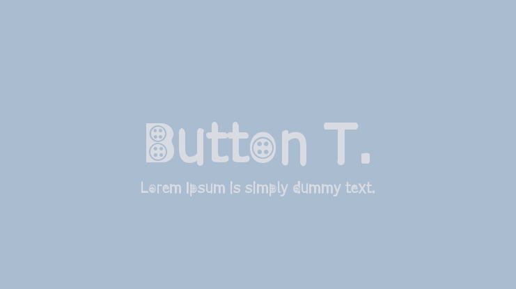 Button T. Font Family