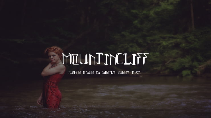 MountinCliff Font