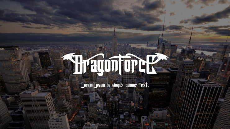 ‘DragonForcE’ Font