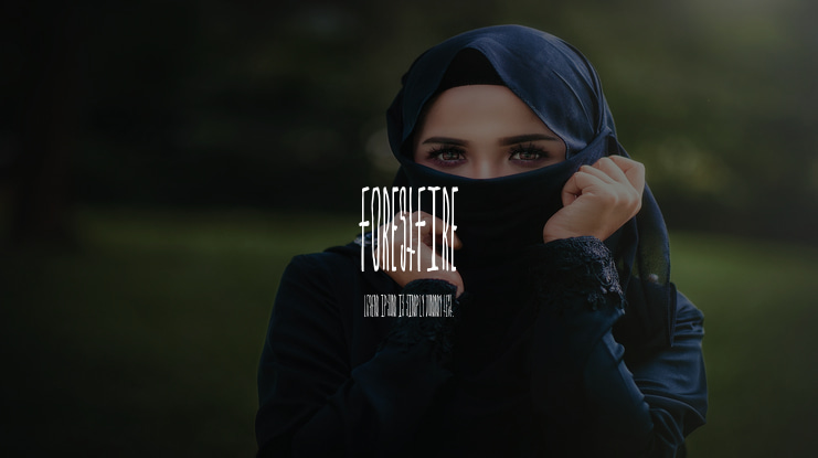 ForestFire Font