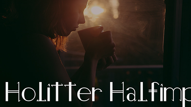Holitter Halfimp Font