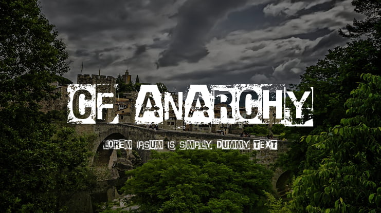 CF Anarchy Font