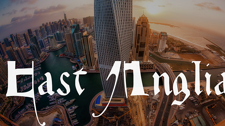 East Anglia Font