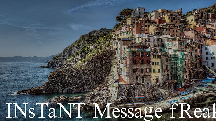 Instant Message Freak Font