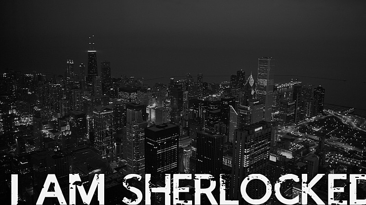 I AM SHERLOCKED Font