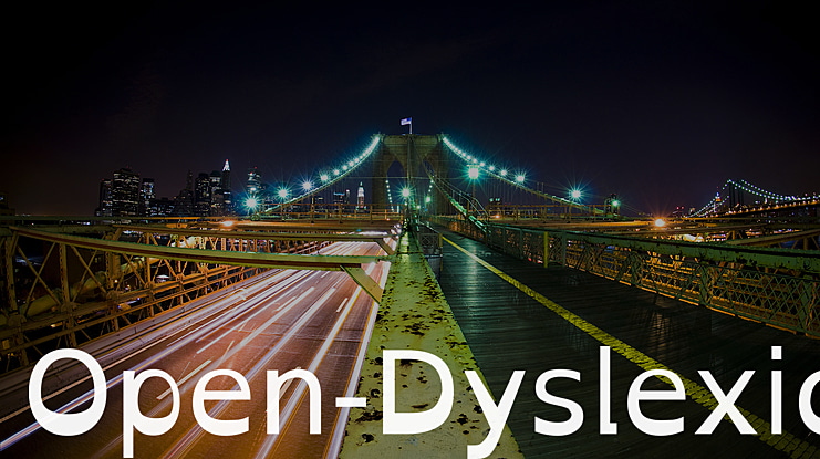 Open-Dyslexic Font
