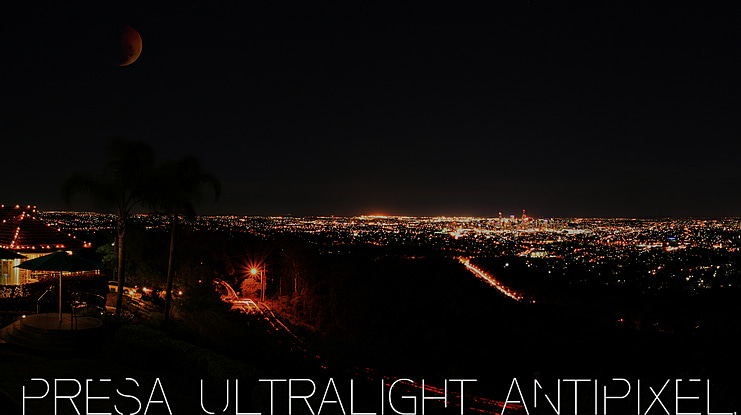 Presa UltraLight ANTIPIXEL.COM.AR Font