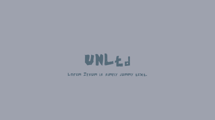 UNLtd Font