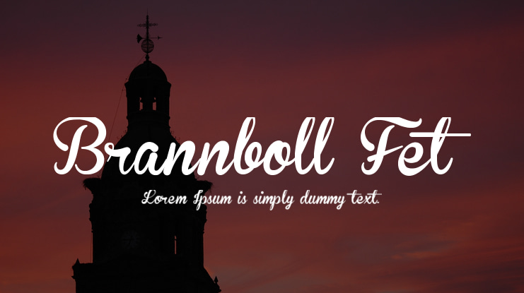 Brannboll Fet Font Family