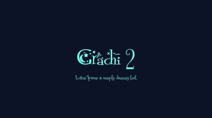 Grachi 2 Font