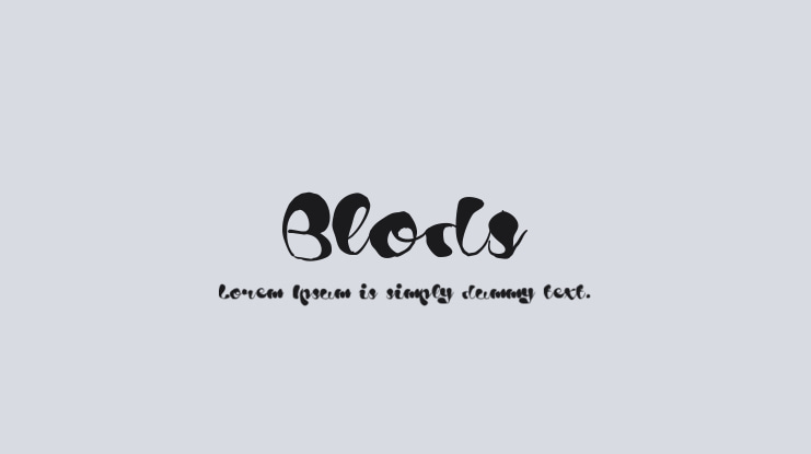 Blods Font