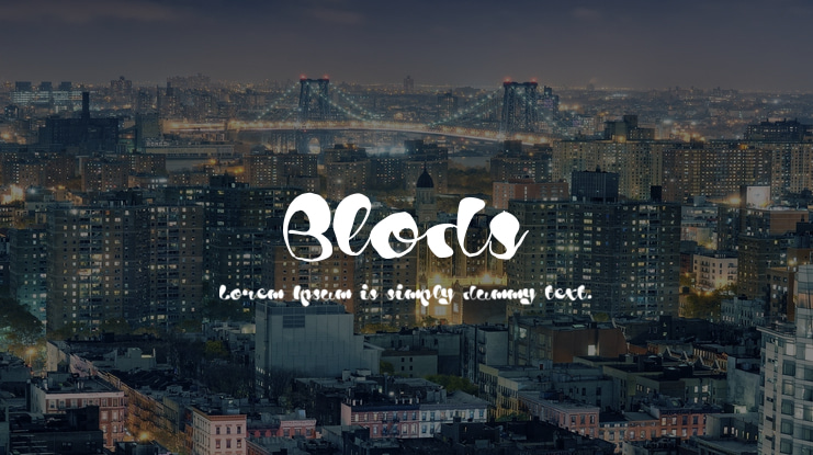 Blods Font