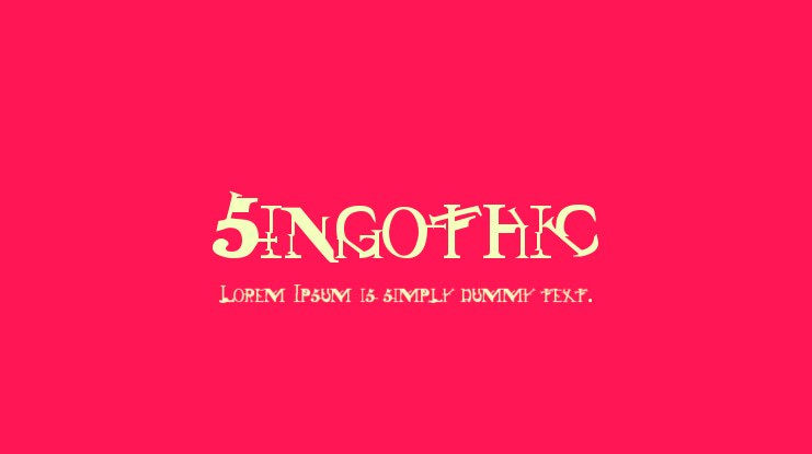 Singothic Font