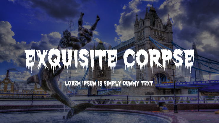 Exquisite Corpse Font